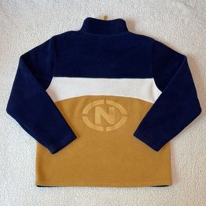Nautica Jeans embossed quarter zip fleece
